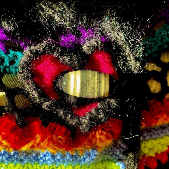 MAXIMALIST CROCHETED CAPE WITH TASSELS - Picture 10 of 13